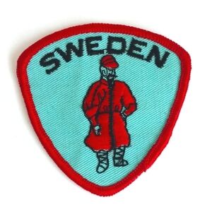 Vintage Sweden Swedish Patch